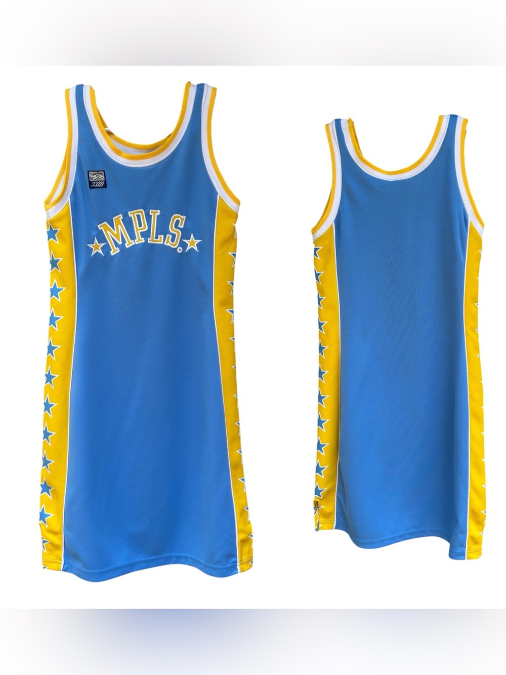 NWOT MPLS Los Angeles Lakers Harwood Classics Y2K Vintage Heritage Jersey Dress